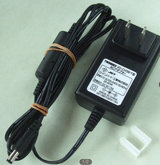 *Brand NEW* TWINBIRD VD-CH38-T S018BT0900150 9V 9.0V 1.5A 1500mA AC ADAPTER Power Supply