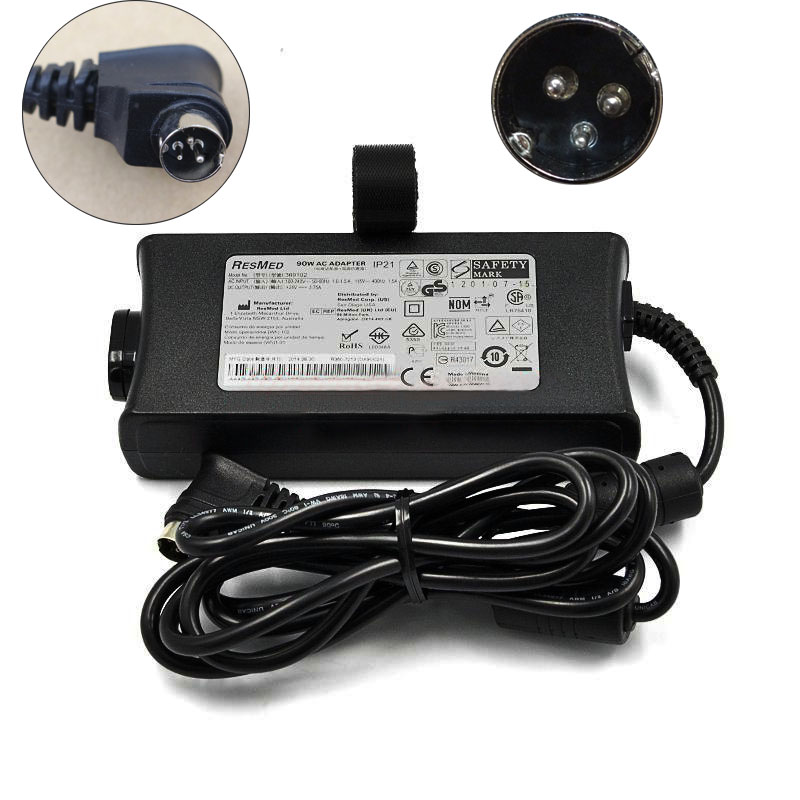 90W 3.75A 24V RESMED 369102 Adapter Charger Power Cord Supply Type: AC Adapter/ChargerColor: black