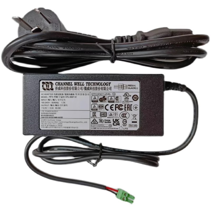 *Brand NEW*CWT 12V 5A AC DC ADAPTHE KPL-060F-VI POWER Supply