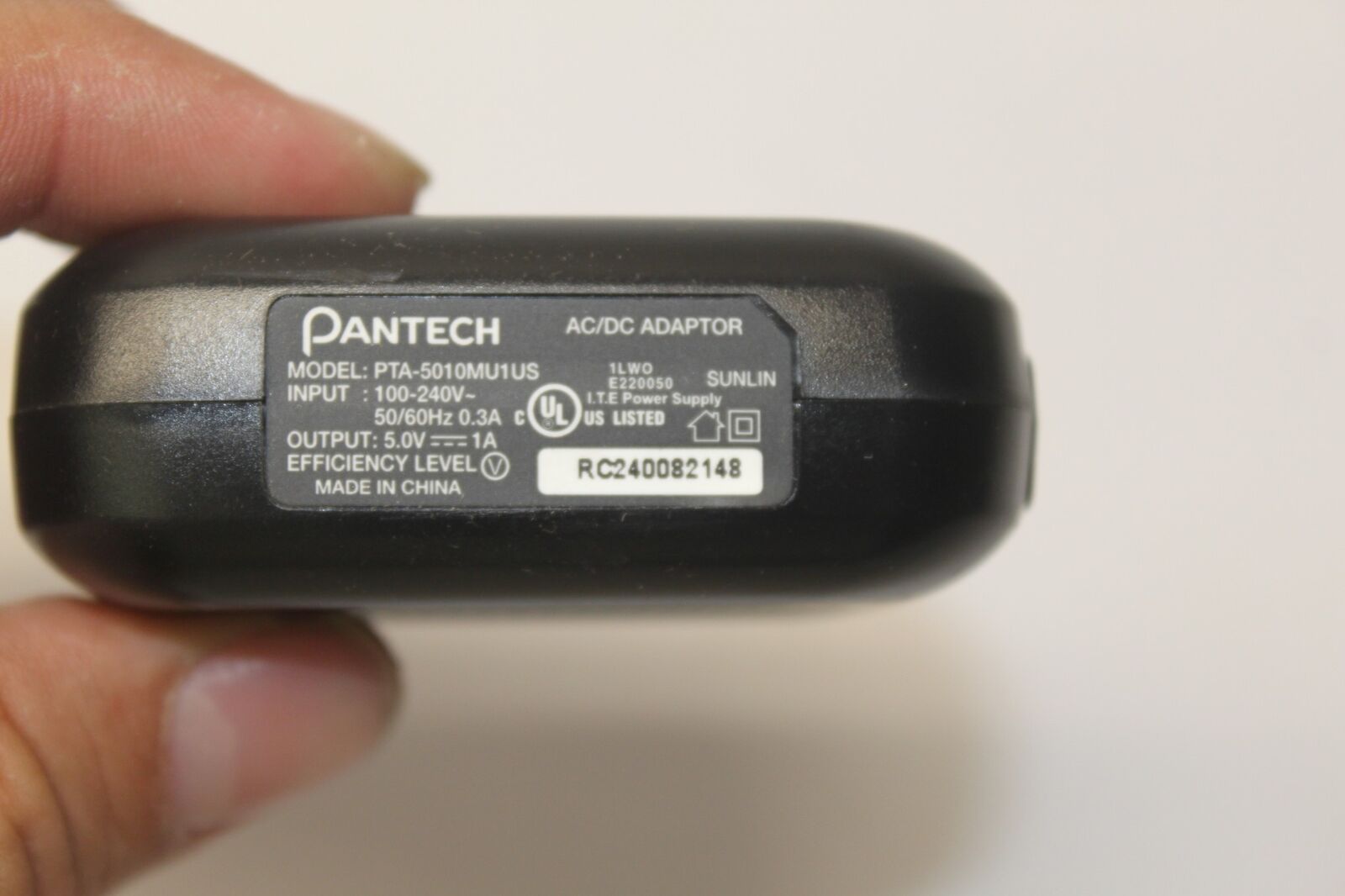 New 5V 1A Pantech PTA-5010MU1US Power Supply Ac Adapter - Click Image to Close