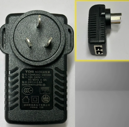 *Brand NEW*Original POE 24V 0.8A AC ADAPTER TDS TDHR20C-240080 Power Supply