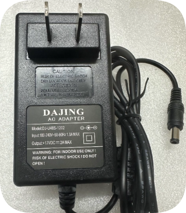 *Brand NEW*DJ-U48S-1202 Original DAJING Dajing + DC12V 2A MAX power cord