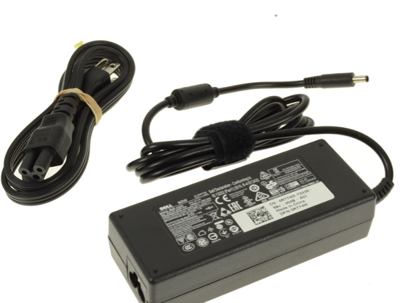 New Dell OEM Inspiron 15 (5558) / 17 (5758) AC Power Adapter 90W - 4.5mm Tip - RT74M