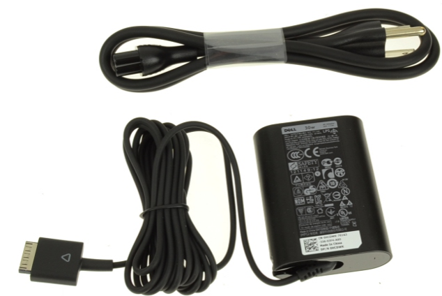 8N3XW New Dell OEM XPS 10 / Latitude ST / Latitude 10 Tablet / Venue 11 Tablet AC Power Adapter 30 W - Click Image to Close