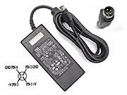 *Brand NEW* Round with 4 Pin CAM075241 Genuine CWT 24v 3.1A 74.4W AC Adapter POWER Supply