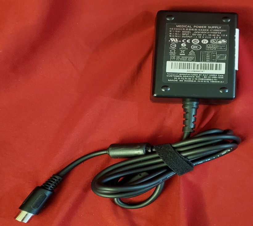 *Brand NEW*Ault Korea Genuine Medical JMW160KA1200F04 12V 5A AC ADAPTER 8 PIN Power Supply