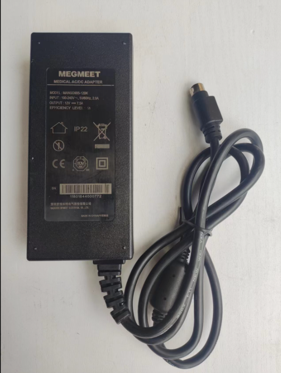 *Brand NEW* MEGMEET 4 PIN 12V 7.5A AC DC ADAPTHE MANGHO90S-12BK POWER Supply