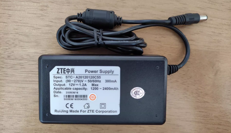*Brand NEW* STC-A20120120C55 POWER Supply ZTE 12V 1.2A AC DC ADAPTHE