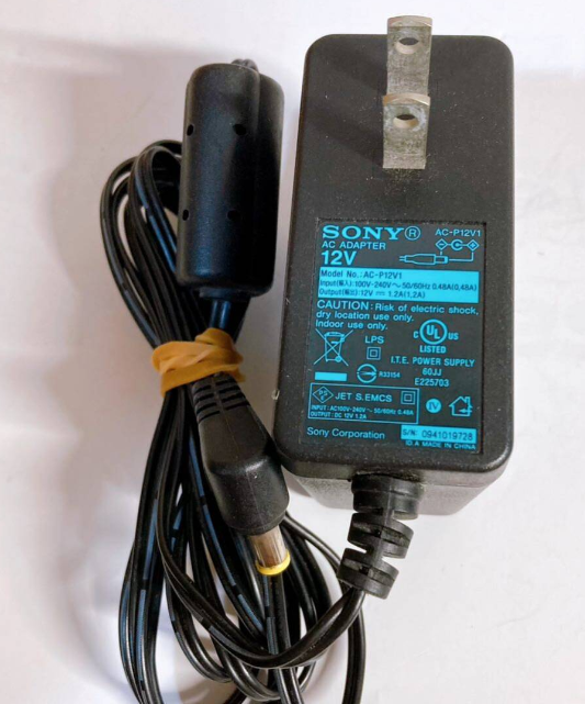 *Brand NEW*SONY AC-P12V1 12V 1.2A AC/DC ADAPTER Power Supply