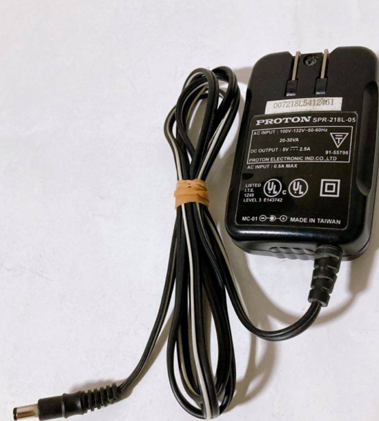 *Brand NEW*5V 2.5A AC/DC ADAPTER PROTON SPR-218L-05 Power Supply