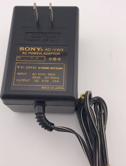 *Brand NEW*AC-VW3 SONY 6.5V 1.8A AC/DC ADAPTER Power Supply - Click Image to Close