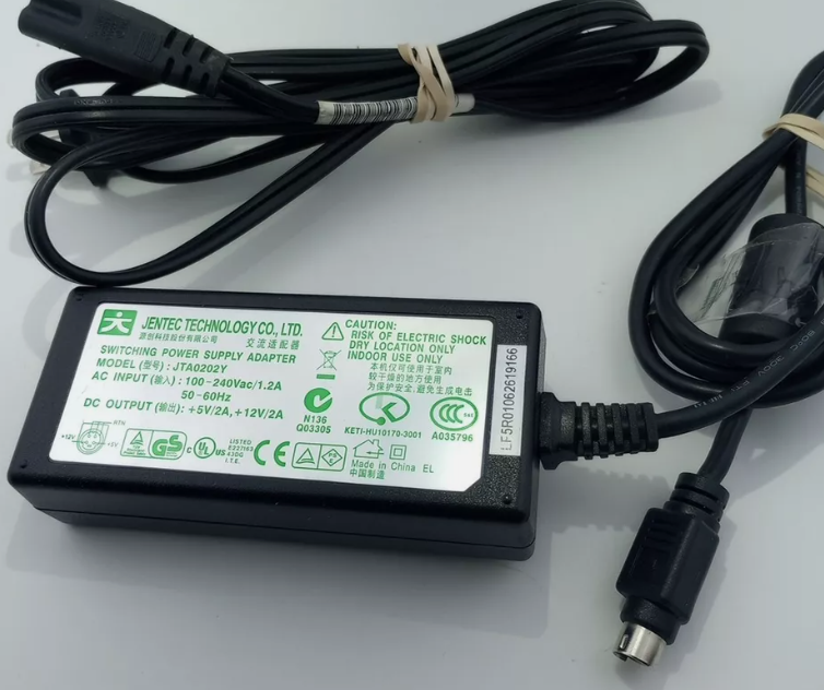 *Brand NEW*5V-12V 2A AC Adapter Genuine Jentec JTA0202Y 4-Pin Switching Power Supply