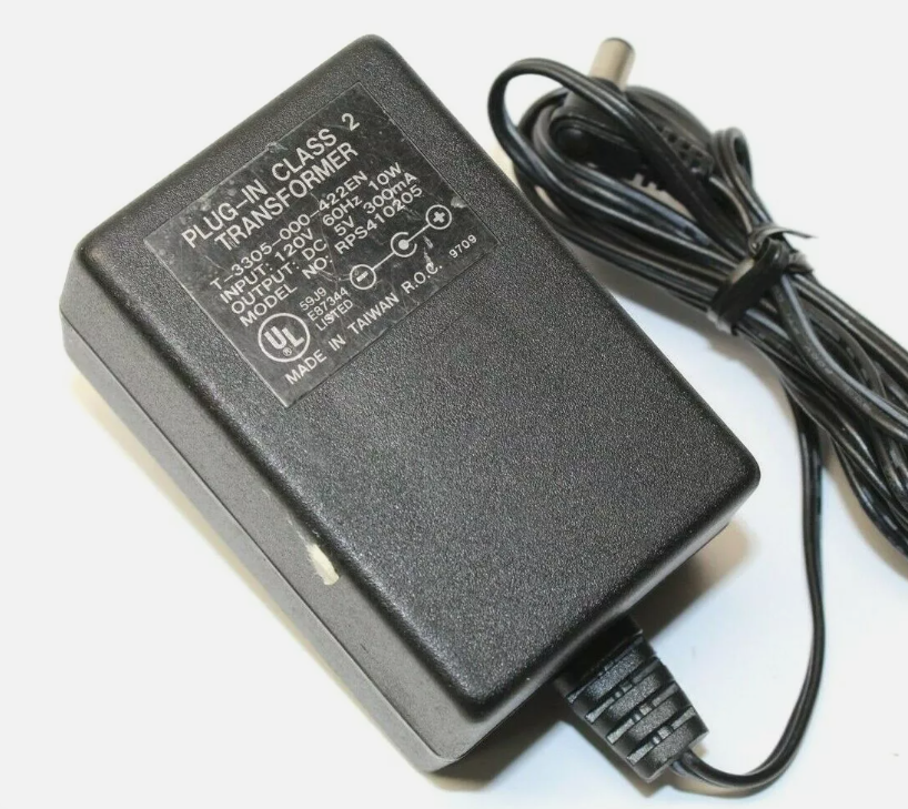 *Brand NEW* Plug-In Class 2 Transformer Output DC 5V 300mA AC Adapter RPS410205 Power Supply