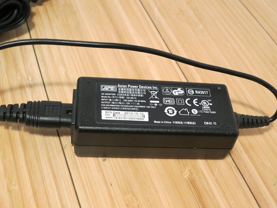 *Brand NEW*Genuine APD DA-36L12 12V 3A 36W AC Adapter 36W with power cord Power Supply