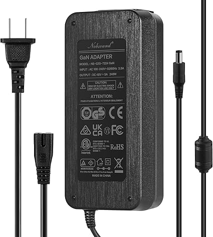 48V5A GaN Power Supply: High-Efficiency 240W DC Adapter for Home Amplifiers & Audiophile Audio Syste