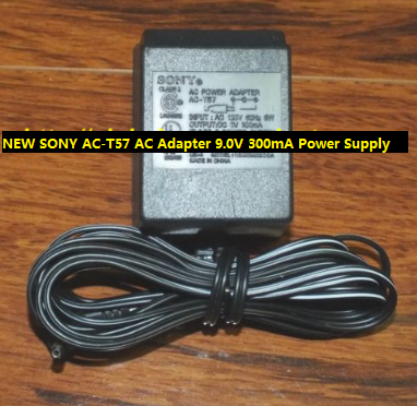 *Brand NEW* SONY AC-T57 AC Adapter 9.0V 300mA Power Supply Class 2 Power Supply For Phone