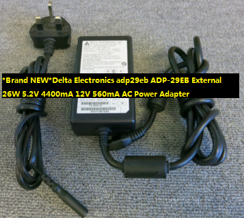 *Brand NEW*Delta Electronics adp29eb ADP-29EB External 26W 5.2V 4400mA 12V 560mA AC Power Adapter