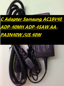 *Brand NEW*AC Adapter Samsung AC19V40 ADP-40MH ADP-45AW AA-PA3N40W /US 40W cord charger
