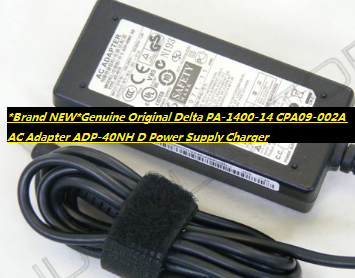 *Brand NEW*Genuine Original Delta PA-1400-14 CPA09-002A AC Adapter ADP-40NH D Power Supply Charger