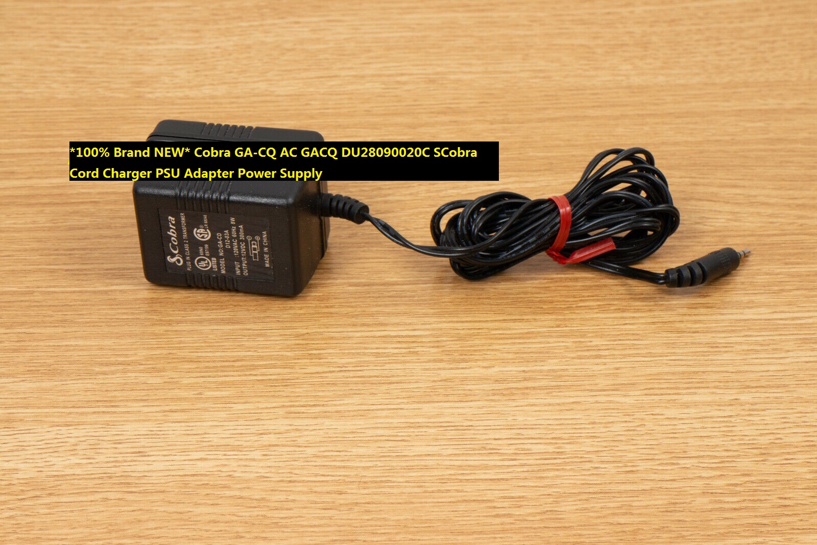 *100% Brand NEW* Cobra GA-CQ AC GACQ DU28090020C SCobra Cord Charger PSU Adapter Power Supply