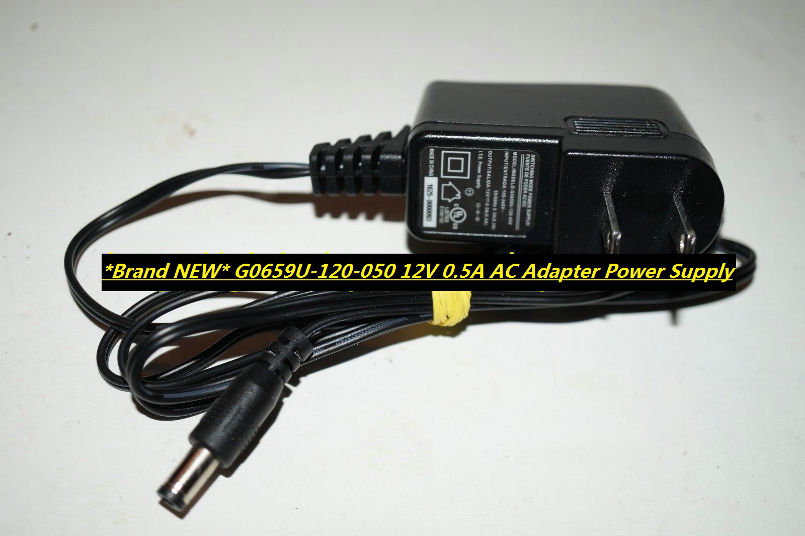 *Brand NEW* G0659U-120-050 12V 0.5A AC Adapter Power Supply - Click Image to Close