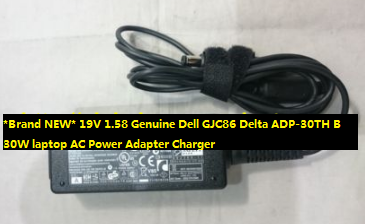 *Brand NEW* 19V 1.58 Genuine Dell GJC86 Delta ADP-30TH B 30W laptop AC Power Adapter Charger - Click Image to Close