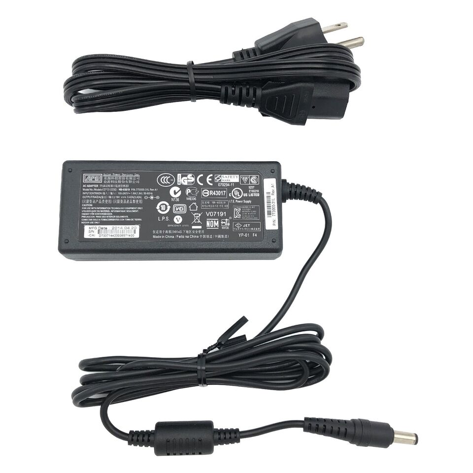 *Brand NEW*Genuine APD 65W 19V 3.42A AC/DC Adapter 5.5*2.5mm Power Supply