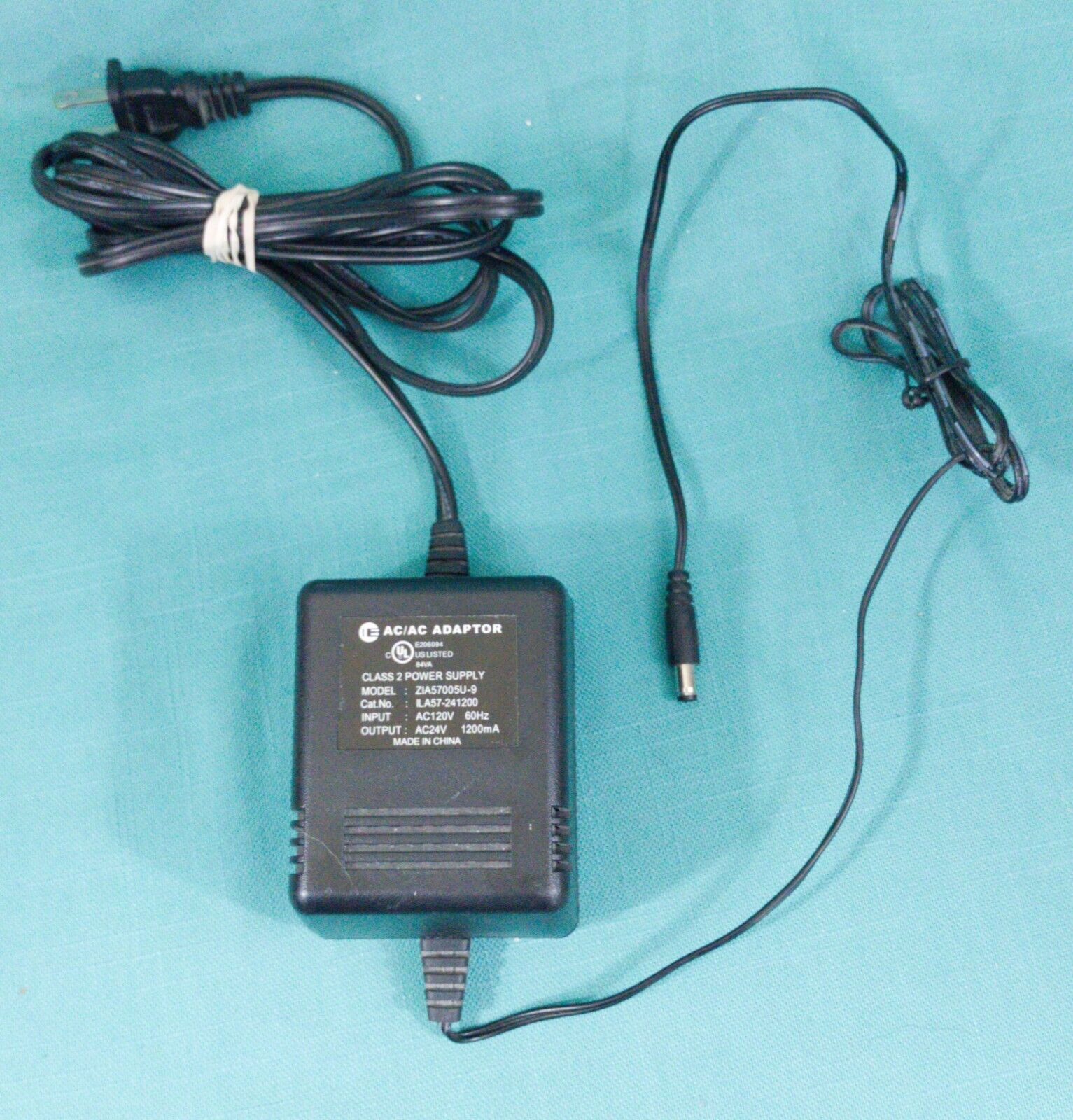 *Brand NEW*Genuine IE ZIA57005U-9 AC24V 1200mA AC/AC Adapter Input 120v Output 25v ILA57-241200 Test