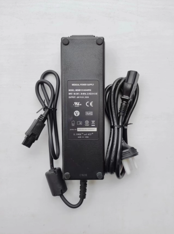 *Brand NEW* MEDICAL 24V 5A AC100-240V 50/60Hz AC DC ADAPTHE MENB1121A2449F02 POWER Supply