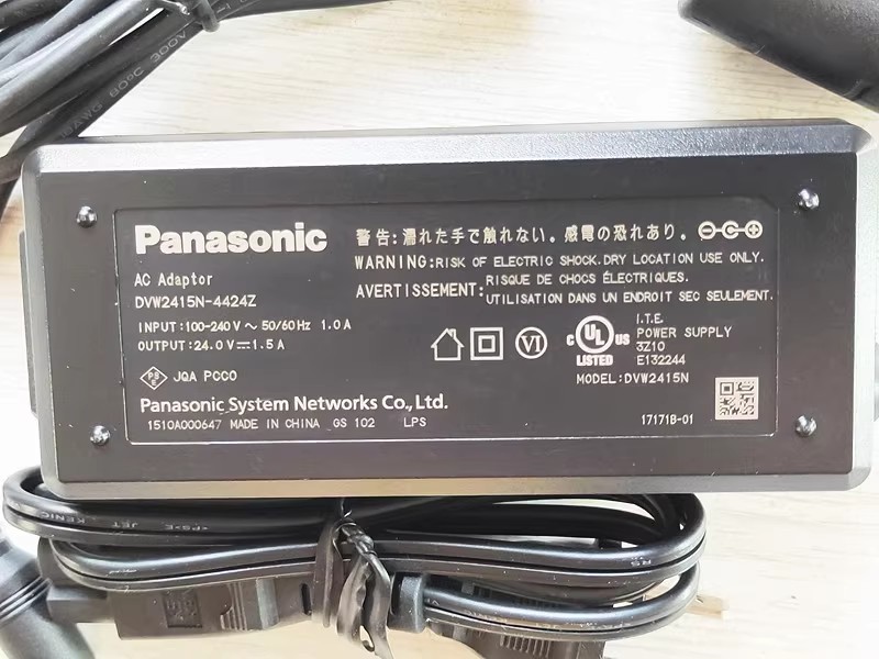*Brand NEW*Panasonic DVW2415N-4424Z 24V 1.5A AC DC ADAPTHE POWER Supply