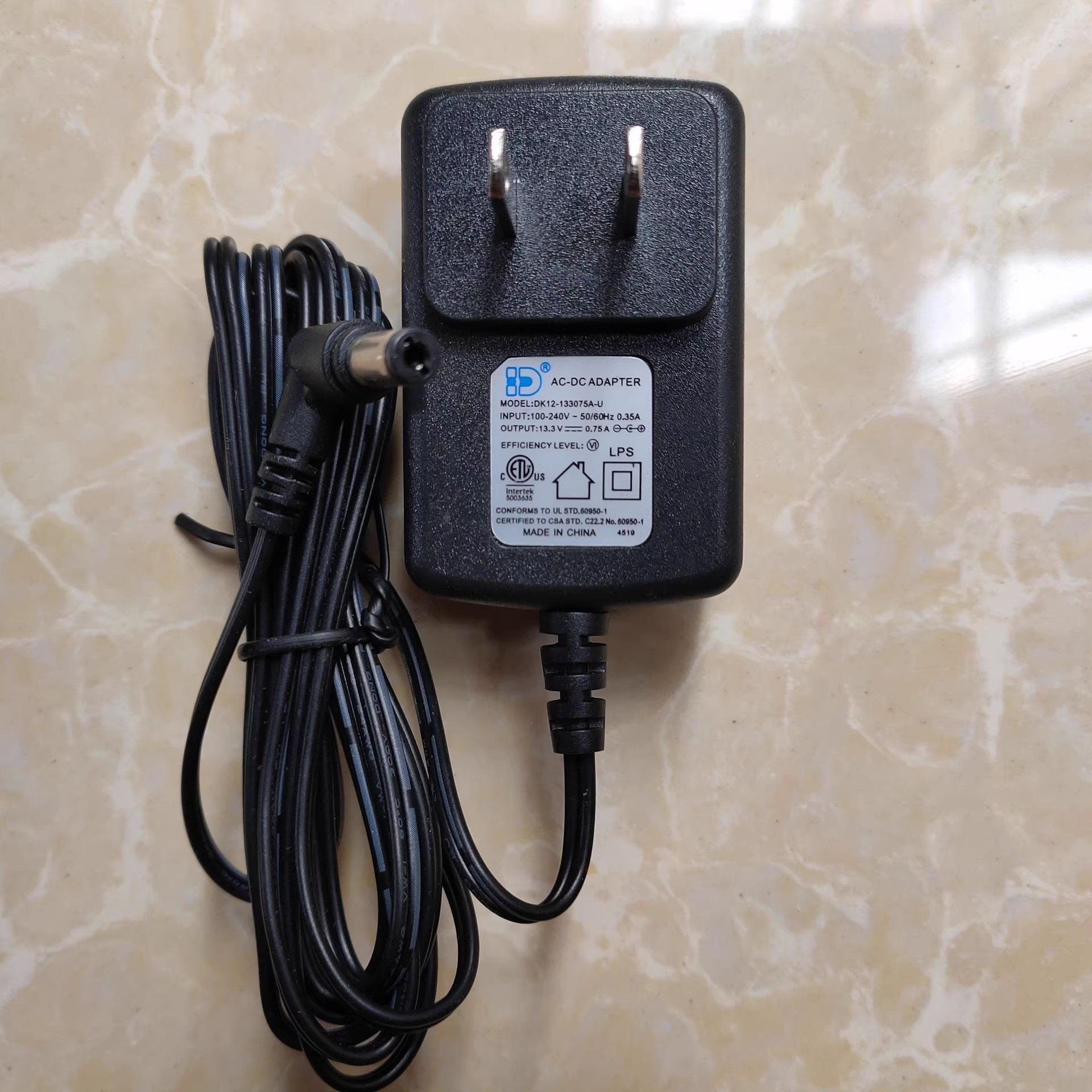 *Brand NEW* 13.3V 0.75A AC DC ADAPTHE DK12-133075A-U POWER Supply