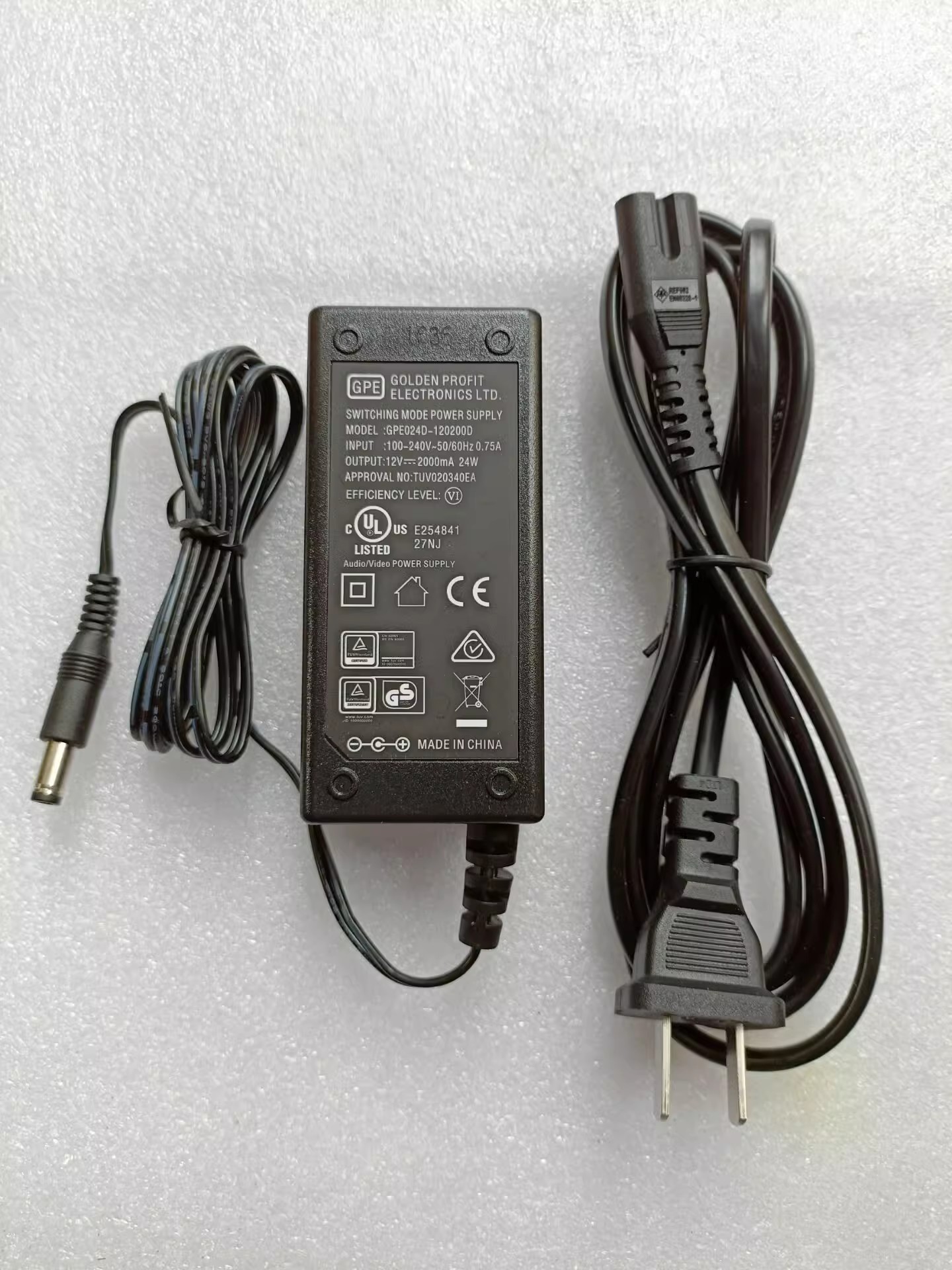 *Brand NEW* GPE024D-120200D GPE 12V 2000MA AC DC ADAPTHE POWER Supply - Click Image to Close