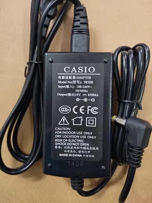 *Brand NEW* CASIO CT670 9V ct-670 ct-640 9850B 9V 850MA AC DC ADAPTHE POWER Supply