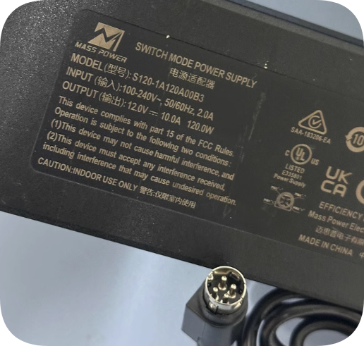 *Brand NEW*Original MASS POWER S120-1A120A00B3 12V 10A AC ADAPTER Power Supply