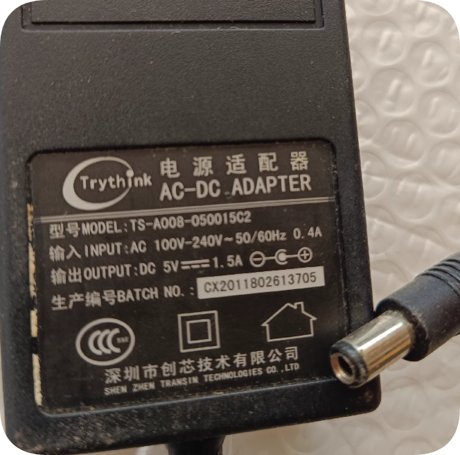 *Brand NEW*TS-A008-050015C2 Original 5V 1.5A AC Adapter Power Supply