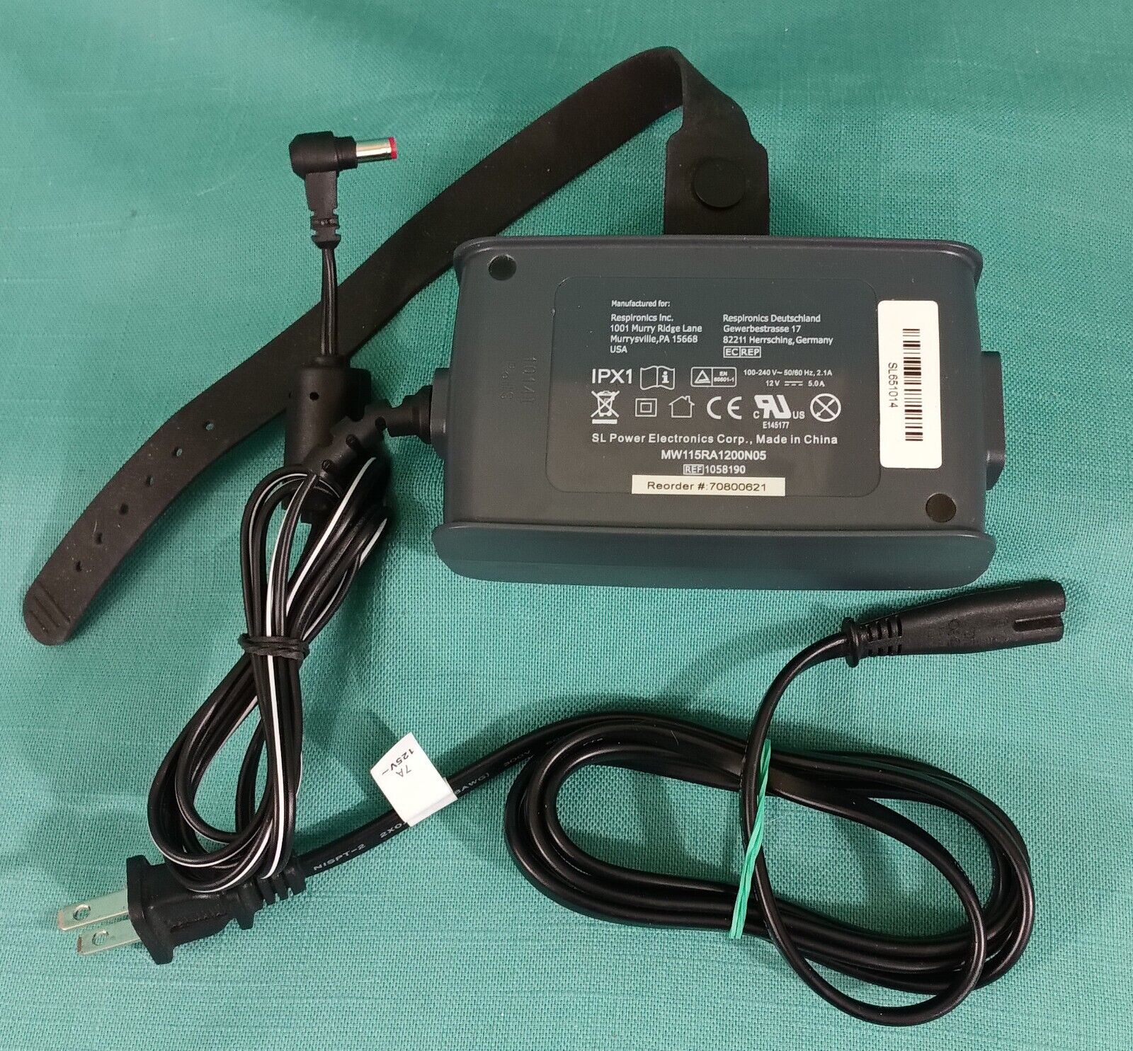 *Brand NEW*12 V 5.0A AC/DC Adpter Respironics IPX1 MW115RA1200N05 Transformer Tested Power Supply