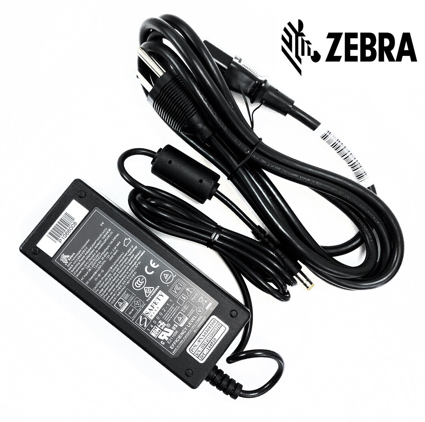 *Brand NEW*OEM Zebra Healthcare AC Adapter Charger for ZQ510 ZQ520 Printers W/P.Cord