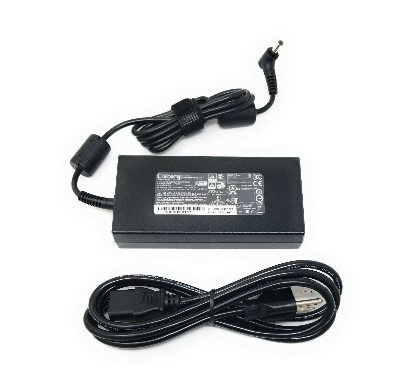 Genuine 19.5V 11.8A 230W Chicony Charger A17-230P1A for Asus ROG Gaming Laptops Compatible Brand: