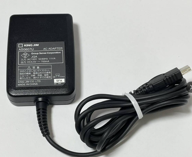 *Brand NEW*KING JIM AS0607U 5.5V 700mA miniUSB AC/DC ADAPTER USB Power Supply - Click Image to Close