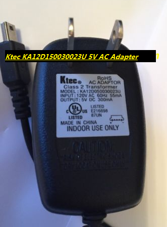*Brand NEW*Ktec KA12D150030023U for Output 5V AC Adapter