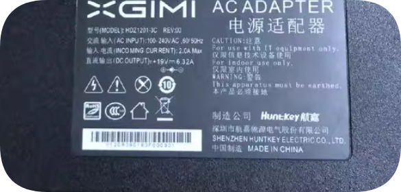 *Brand NEW*HDZ1201-3C Power Supply Original 19V 6.32A AC ADAPTER